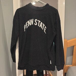 Woolly Threads Black Penn State sweater